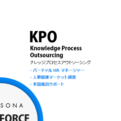 KPO (Kowledge Process Outsourcing) Virtual HR manager, Market research related to human resouces, US expansion support